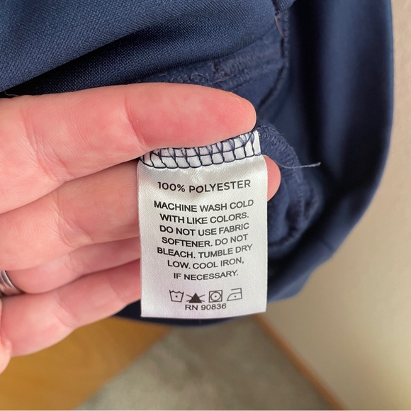 Sport Tek Men's Fleece Full-Zip ST241 Jacket, Navy, XXL - Picture 8 of 9